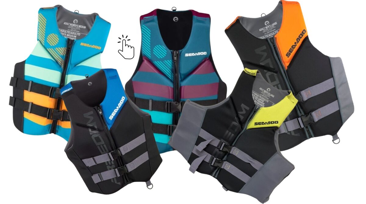 Gābšanas vestes ūdens motocikliem